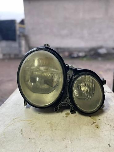 Передние фары: Комплект передних фар Mercedes-Benz 2000 г., Б/у, Оригинал, Германия — 10