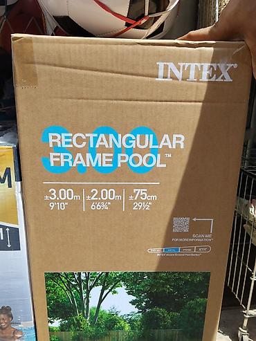 бассеин: Прямоугольный каркасный бассейн Intex - Серия: Intex Above Ground — 1