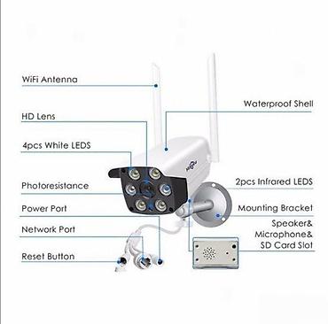 ormar od punog drveta: 🎥 IP WiFi P2P HD KAMERA 2MP / 3MP / 5MP FullHD 1080P • IP66 • Noćno — 8