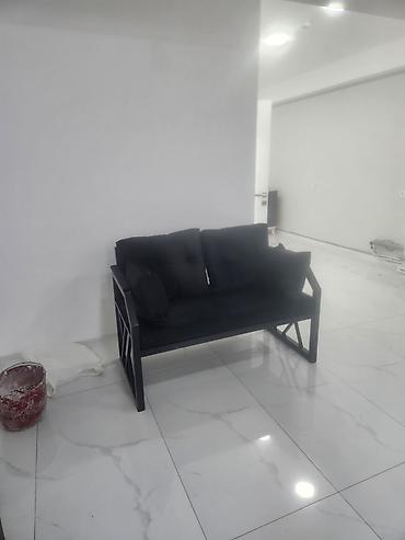 маленький диван: Metall karkaslı iki nəfərlik divan - Material: toz boya ilə — 2