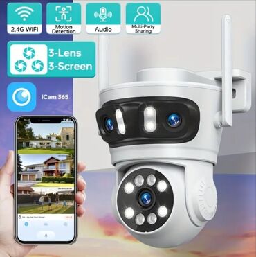 Videokameralar: 3 lensli kamera +32 gb yaddaş kartı ile birlikdə tam işlək funksiyalar