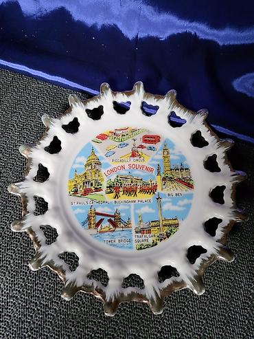 Ostali kućni dekor: Tanjir London za na zid,vintaz,Foreign porcelan. Tanjir za na zid — 7