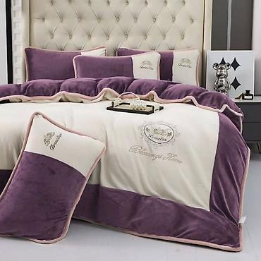 rezinli pastel: Villur material yumşaq pastel yataq desti cüt neferlik ve tek neferlik — 9