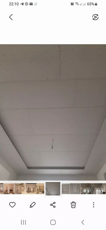 Alçipan: Peşəkar alcipan ustası Alçipan işləri görülür: • Arakəsmə • Asma tavan — 6