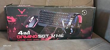 Chiropten 4-in-1 Gaming Set KM6 - Dəst tərkibi: klaviatura, oyun