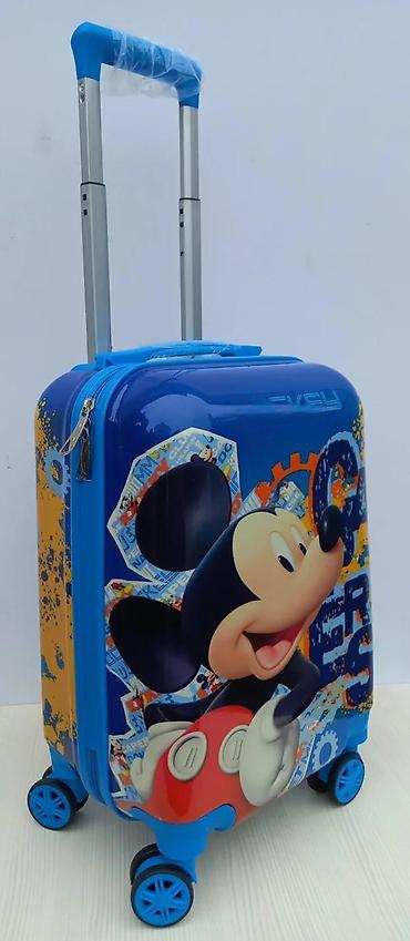 Rančevi, torbe i koferi: Dečiji kofer na točkiće – motiv Mickey Mouse - Tvrda školjka sa — 15