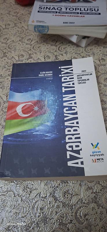 Kitablar və jurnallar: Məhsul: “Azərbaycan tarixi – Abituriyentlər üçün tapşırıqlar toplusu” — 1