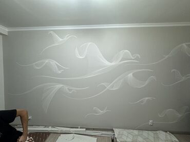Поклейка обоев: Поклейка обоев, Демонтаж старых обоев | Жидкие обои, Фотообои, Бумажные обои Больше 6 лет опыта — 17
