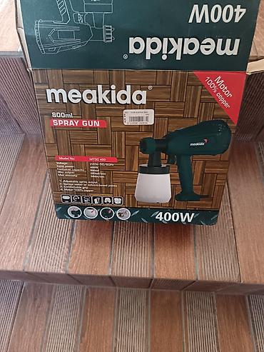 islənmis su nasosu: Meakida MTSG 400 elektrik boya tapançası - Güc: 400W (motor 100% mis — 1