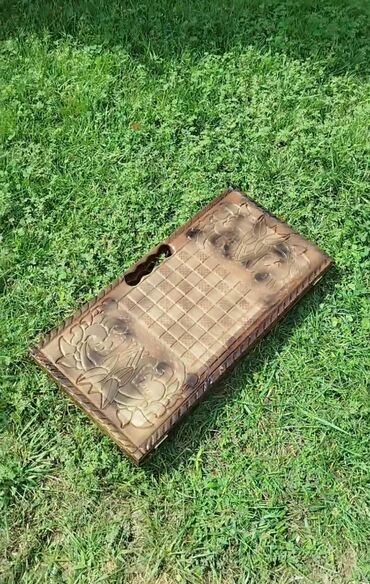 Nərdlər: Qoz ağacından hazırlanmış əl işi diplomat nərdlər.Daşı Zəri və Sumkasi — 4