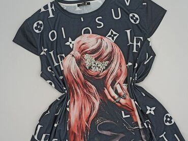 bluzki z misiem z cyrkoniami: Women`s T-shirt, size One size