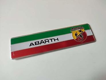 Umetnost i kolekcionarstvo: NATPIS ABARTH ZA FIAT 500, GRANDE PUNTO, 500L . | Pločica na — 1