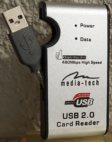 card reader: Media-Tech yaddaş kartı oxuyucusu Media-Tech MT5008 model 40-ı 1-ində — 6