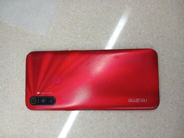 gəncə telefon: Realme C3, 64 GB, rəng - Qırmızı, Barmaq izi, İki sim kartlı