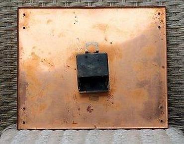 Satovi za kuću: KIENZLE Copper Crafts LTD Zambija Nemačka BAKARNI zidni SAT. Veliki — 6