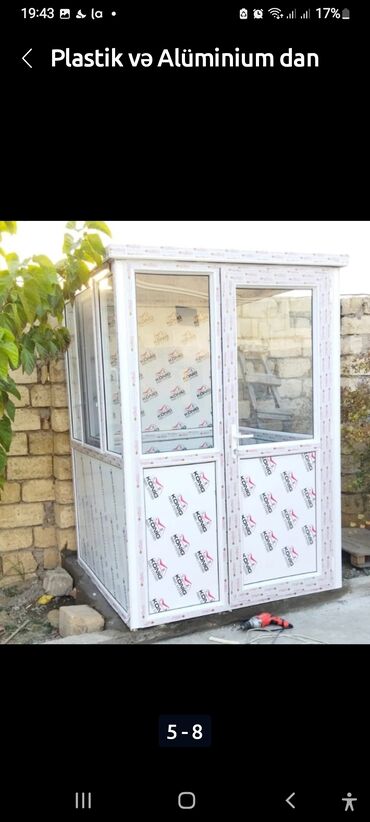 Plastik qapılar: Yeni Plastik qapı Zəmanətsiz, Ödənişli quraşdırma, Rayonlara çatdırılma, Ünvandan götürmə, Ödənişli çatdırılma — 26