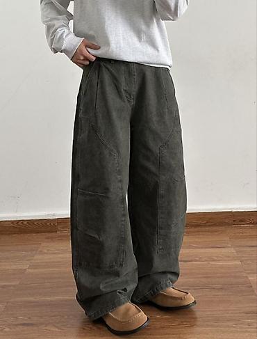 джинсы карго: Брюки Широкие, Осень-весна, Китай, Хлопок, Новый, 2XL — 7