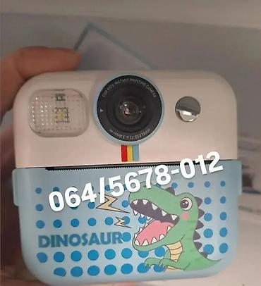 deciji mikrofon pertini: Dečiji foto aparat kamera Dinosaurus sa štampačem Multifunkcionalni — 1