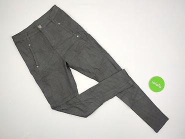 szerokie spodnie pull: Spodnie materiałowe damskie, rozmiar S — 2
