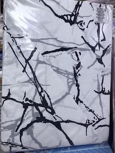 Комплекты постельного белья: Комплект постельного 100% хлопок фланель белья с уникальным узором — 51