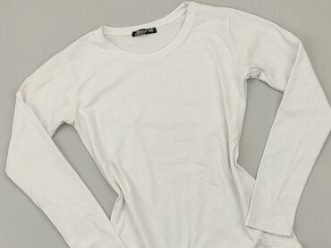 białe ażurowe bluzki: Bluzka Damska, S, stan - Dobry