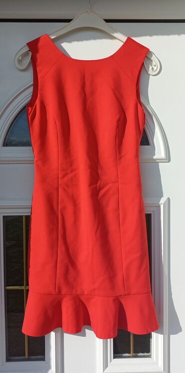 haljina sa resama zara: Zara S (EU 36), bоја - Crvena