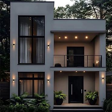 Ремонт под ключ: Современный интерьер с дизайнерским освещением и встроенными решениями — 11