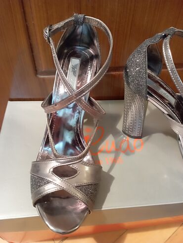 Çəkmələr: Çəkmə, Ölçü: 40, rəng - Gümüşü, İşlənmiş — 6