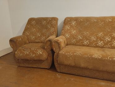Другая бытовая техника: Продам б/у мебель. Диван и два кресла шифонер