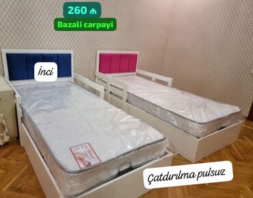 Çarpayılar: Yeni, Təknəfərlik çarpayı, Bazasız, Matras ilə, Siyirməsiz, Azərbaycan — 28