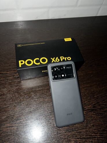 Poco: Poco X6 Pro 5G, Новый, 256 ГБ, цвет - Черный, 1 SIM, 2 SIM, eSIM