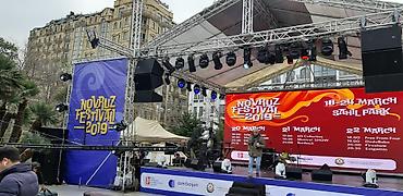 Услуги: Novruz Festivalı 2019 – Səhnə, işıq və səs avadanlıqlarının icarəsi — 1
