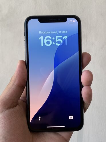 Apple iPhone: IPhone Xs, Б/у, 256 ГБ, Черный, Чехол, 75 %