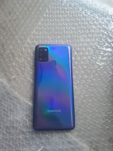 Apple iPhone: Samsung Galaxy A21S, 64 ГБ, цвет - Синий, Отпечаток пальца