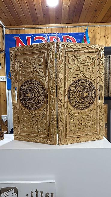 Nərdlər: Əl işı ilə hazırlanmış taxta nərd taxtaları - Material: keyfiyyətli — 2