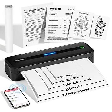 mini printer: Портативный термопринтер Phomemo (беспроводной) - Печать без чернил — 2