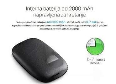 Modemi, ruteri i mrežni uređaji: TP-Link M5350 3G Mobile Wi‑Fi (MiFi) – prenosni bežični ruter - 3G — 24
