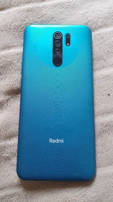 Xiaomi, Redmi 9, Б/у, 32 ГБ, цвет - Зеленый, 2 SIM