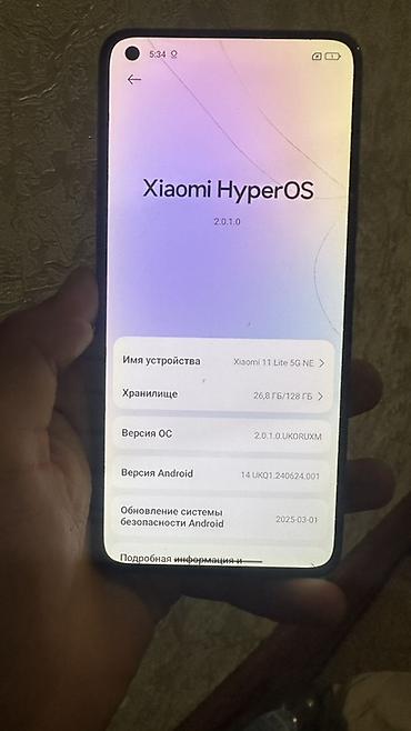 Уюлдук телефондор жана аксессуарлар: Xiaomi 11 Lite 5G NE, голубой цвет корпуса. Основные характеристики — 4