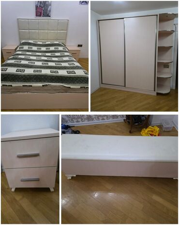 İkinəfərlik çarpayı, Dolab, 2 tumba, İşlənmiş