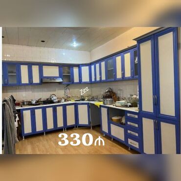 Mətbəx mebeli: *330₼ MƏTBƏX mebeli :-TƏCİLİ SATILIR*‼️ ÖLÇÜ:-8 ÜZƏRİNDƏ VERİLİR:-qaz