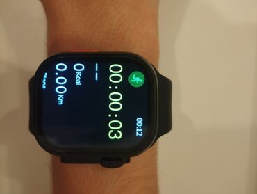 Smart saatlar: İşlənmiş, Smart saat, Sensor ekran, rəng - Qara — 3