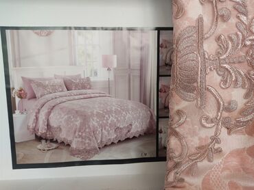 Текстиль: Покрывало Для кровати, цвет - Розовый