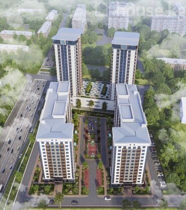 Продажа квартир: 2 комнаты, 64 м², Элитка, 12 этаж, ПСО (под самоотделку)