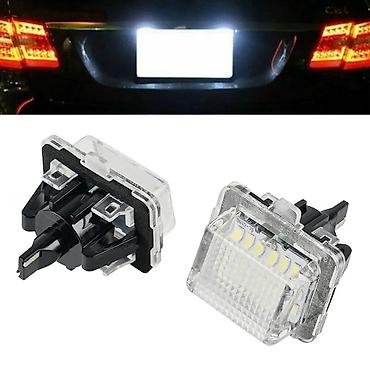 led işıqlar maşın üçün: Mercedes w204w212w221w222 led nomre isigi — 2