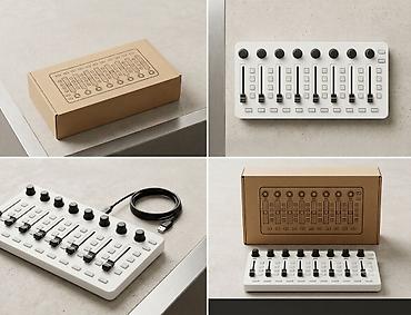 Satılır ⬇️🎚🎚🎚🎚🎚🎚🎚🎚🎼🎵 Mikşer simsiz Midi nəzarətçi. Qarışdırma konsolu