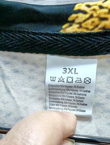 3xl: Футболка с карманами, новая, расцветка чёрно-золотистая, размер 3XL — 2
