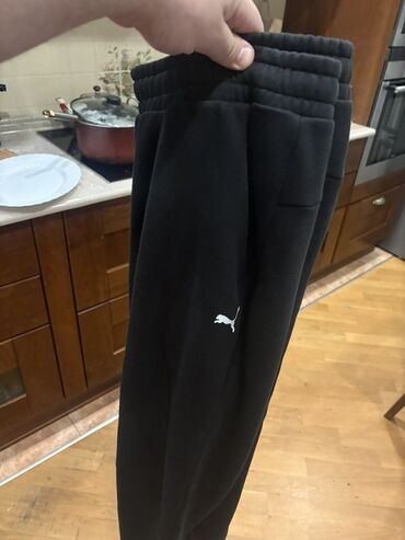 белые мужские кофты: İdman Şalvar, Puma, XL, rəng - Qara