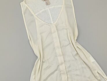 białe bluzki azurowe: Blouse, H&M, S (EU 36), condition - Good