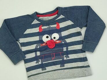 sweterek na drutach dla rocznego dziecka: Bluza, 9-12 m, stan - Dobry
